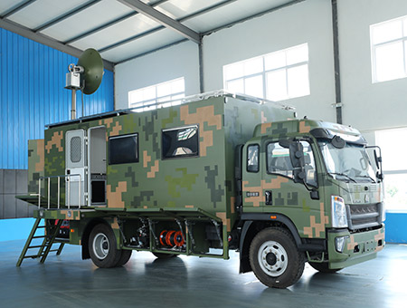 New generation military satellite command vehicle